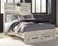 Cambeck  Panel Bed With 2 Storage Drawers