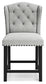 Jeanette Upholstered Barstool (2/CN)