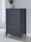 Simmenfort Twin Panel Headboard with Dresser and Chest